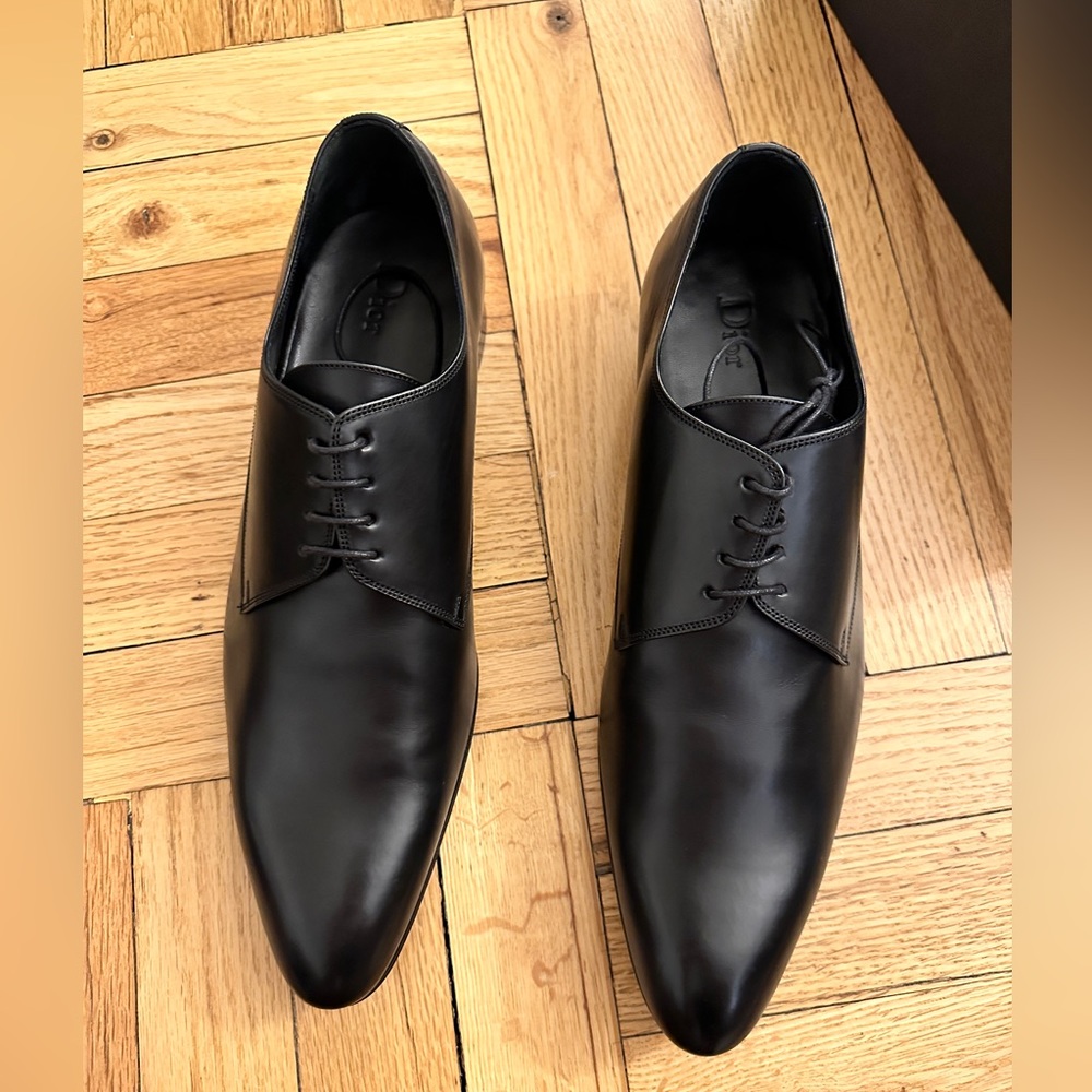 Dior mens Derby Shoe - black size 42.5 - Picture 2 of 10